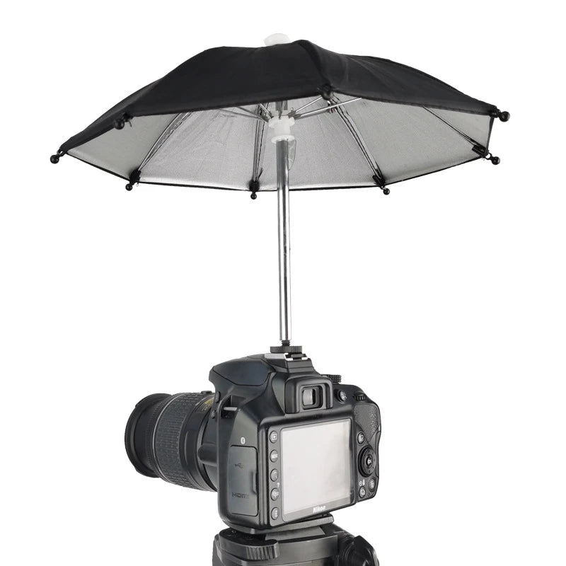 1PC 26/50CM Black Dslr Camera Umbrella Sunshade Rainy Holder For General Camera Photographic Camera Umbrella