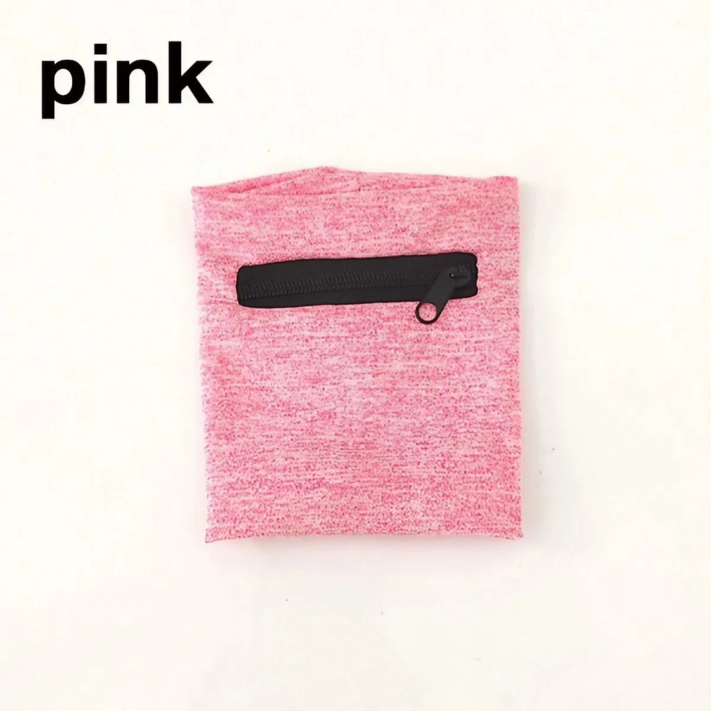 1Pc Wrist Wallet Bag with Zipper Running Travel Gym Riding Safety Exercise