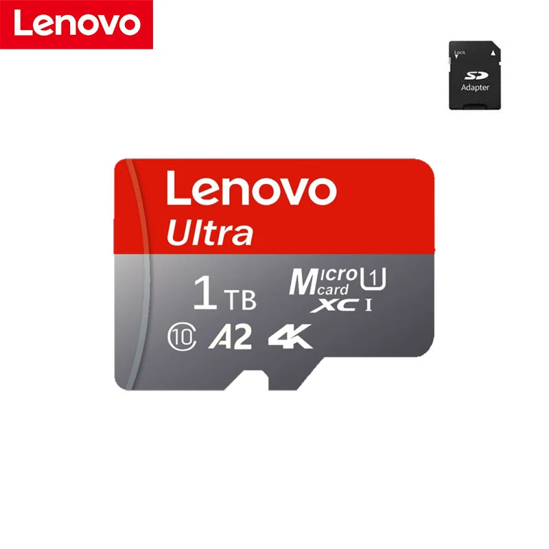 Lenovo 2TB 1TB Micro TF/SD Card Class 10 Memory Card 512GB SD Card 128GB 256GB TF Card Free For Shipping Cameras/tablet/Drone