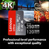Lenovo 2TB 1TB Micro TF/SD Card Class 10 Memory Card 512GB SD Card 128GB 256GB TF Card Free For Shipping Cameras/tablet/Drone