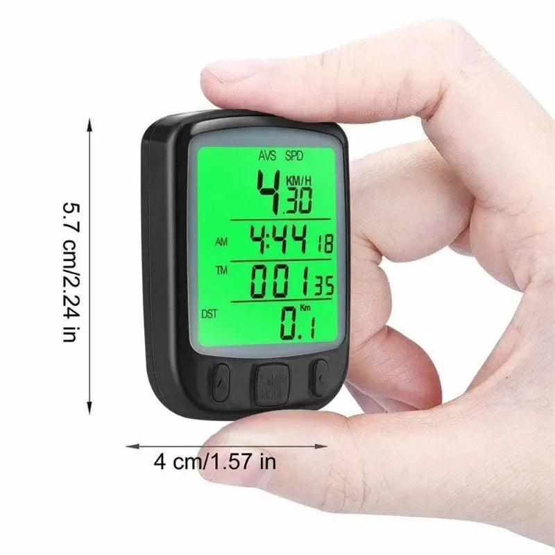 Bike Computer Waterproof Bicycle Wired Speedometer Odometer Stopwatch Lcd Riding Speedometer Display Bicycle Accessories