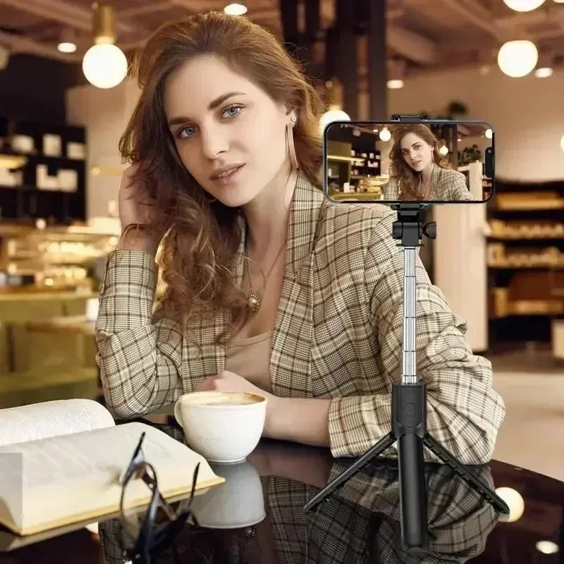 360 Rotation Selfie Stick Toneof Tripod Photo Pole Multi Mode Camera Material Retractable And Mini Cell Phone Selfie Artifact