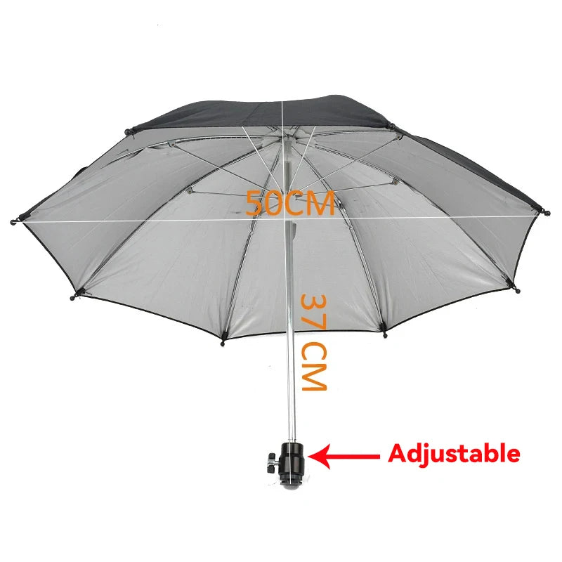 1PC 26/50CM Black Dslr Camera Umbrella Sunshade Rainy Holder For General Camera Photographic Camera Umbrella