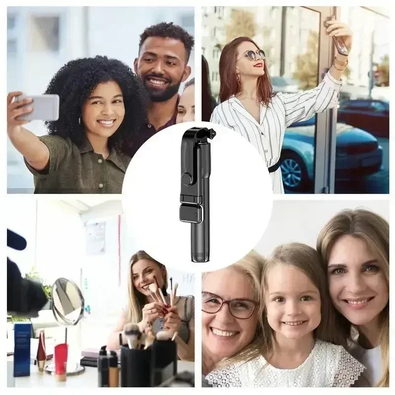 360 Rotation Selfie Stick Toneof Tripod Photo Pole Multi Mode Camera Material Retractable And Mini Cell Phone Selfie Artifact