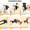 Flexible Arm Tripod For Phone Stand Table Folded Anchor Online Desktop Laptop Video Live Overhead Shot Photography