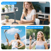 Magnetic Phone Holder 360° Rotation Pocket Selfie Stick With Bluetooth Remote Adjustable Desktop Stand for Live Streaming